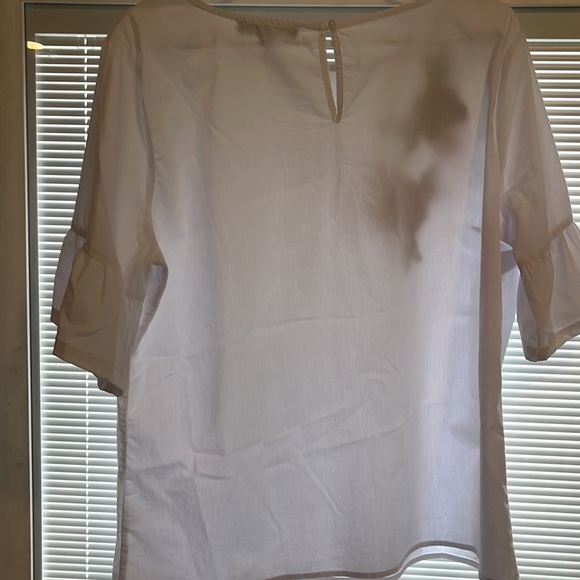 Fred David beautiful white top, great for spring and summer - Picture 4 of 5